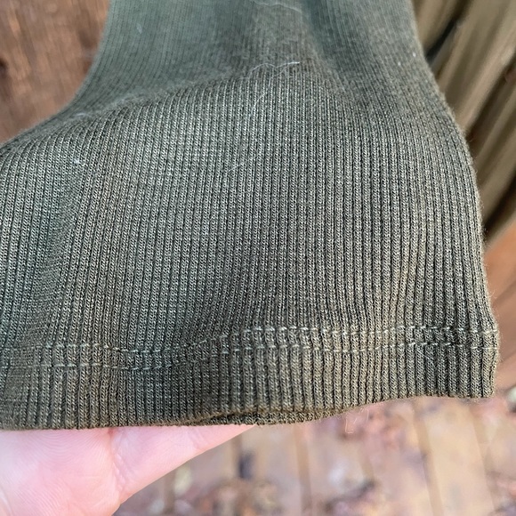 NWT One The Land Witchy Vibes Olive Green Long-Sleeve Button Down Medium! - Picture 7 of 9